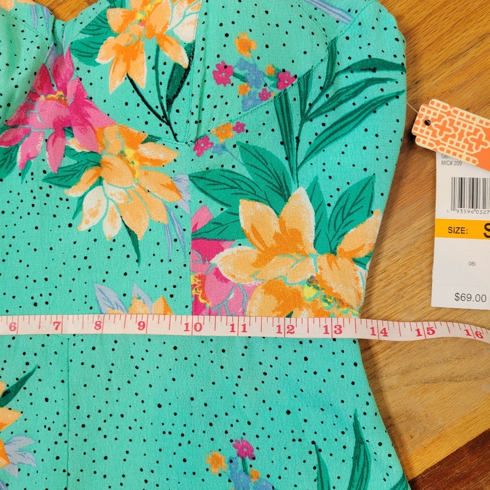NWT Adorable Gianni Bini Long Pant Jumpsuit Beautiful Summer Colors Size S - Picture 12 of 16
